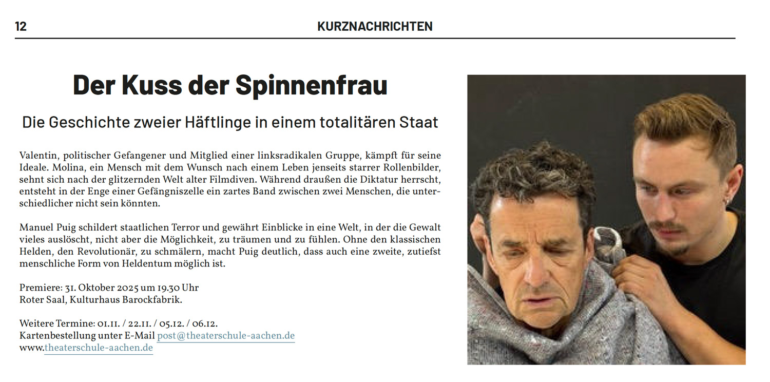 Kuss der Spinnenfrau